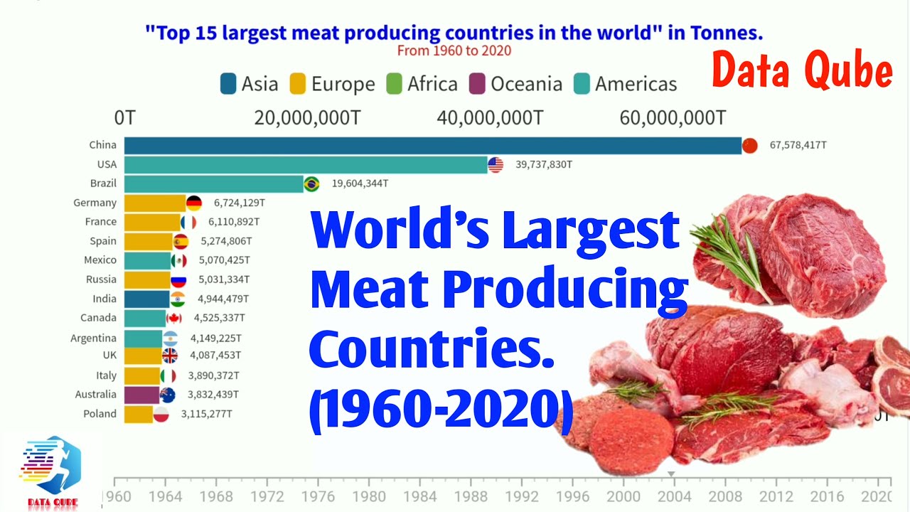 World's Largest Meat Producing Countries.(19602020) Top 15 meat