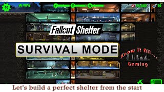 Fallout Shelter - Survival Mode - The Perfect Start 2021