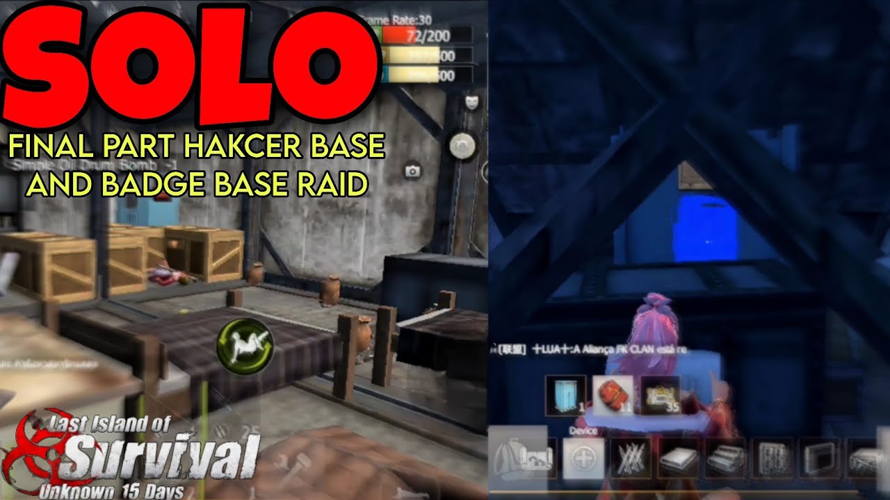 Solo Zero to Hero — Final Episode: Hacker Base and Badge Base Raid (Last Island of Survival)