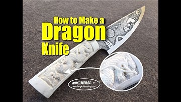How to make a Corona Dragon Chefs Knife by Berg Knife Making