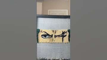 Zoro Timelapse #rugtufting #tufting #rug