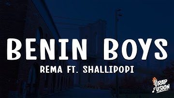 Thumbnail of Rema, Shallipopi - BENIN BOYS (Lyrics)