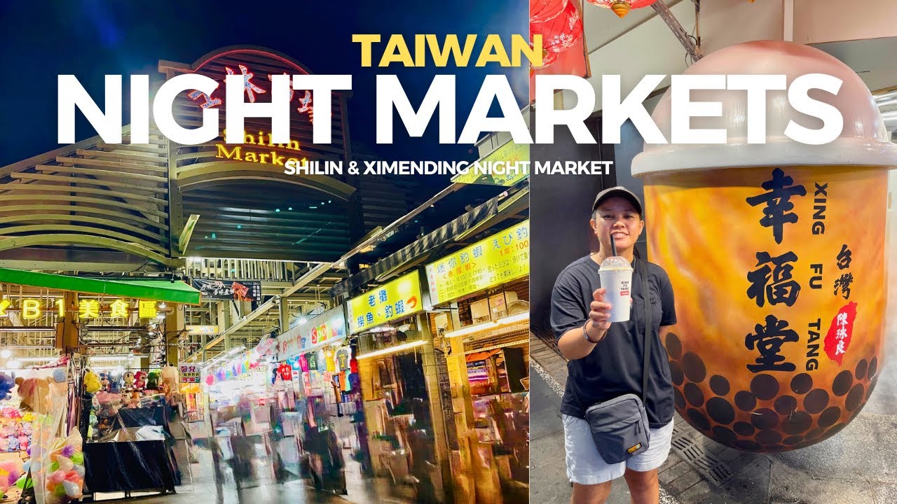 TAIWAN NIGHT MARKETS XIMENDING SHILIN NIGHT MARKET WANDERBING 