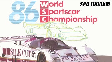 Porsche vs Jaguar | Wereldkampioenschap sportwagen | 1986 Spa 1000 km