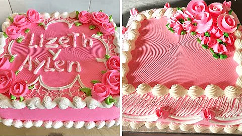 Mujer Pasteles Cuadrados Bonitos