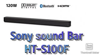 مراجعة على Sony Sound Bar HT-S100F  قطعة واحدة صوت قوي 💪🏻 اهم المميزات وطريقة التشغيل