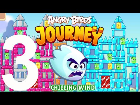 Angry Birds Journey - Chilling Wind Booster Unlocked Levels 33-35 Gameplay Walkthrough (iOS,Android)