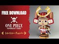 【展開図無料で配布中】紙で作れる、チョッパー(ワンピース)【ペーパークラフト】ONE PIECE papercraft Tony Tony Chopper