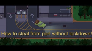 How to steal food crates and lumber from The Port without lockdown in Sneaky Sasquatch