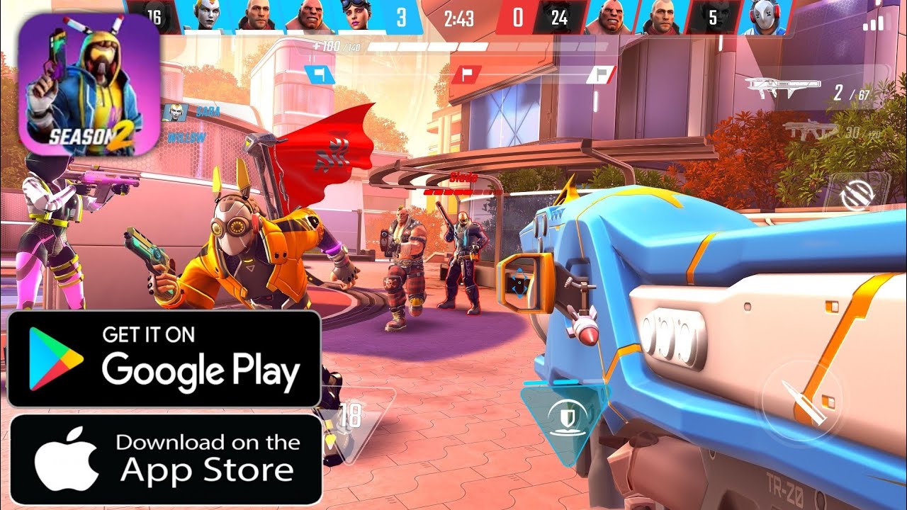 Shadowgun War Games - Online PvP FPS (Android,iOS) Gameplay