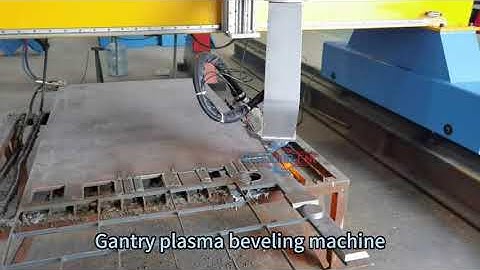 New Design High Quality Gantry plasma beveling machine for Cutting Sheet Meta