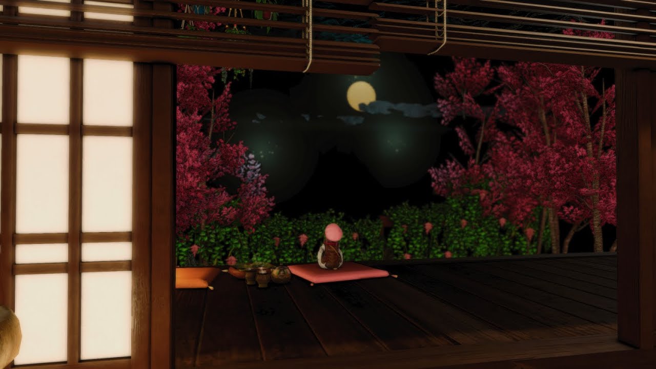 FFXIV Housing 🌸 Japanese style house - YouTube