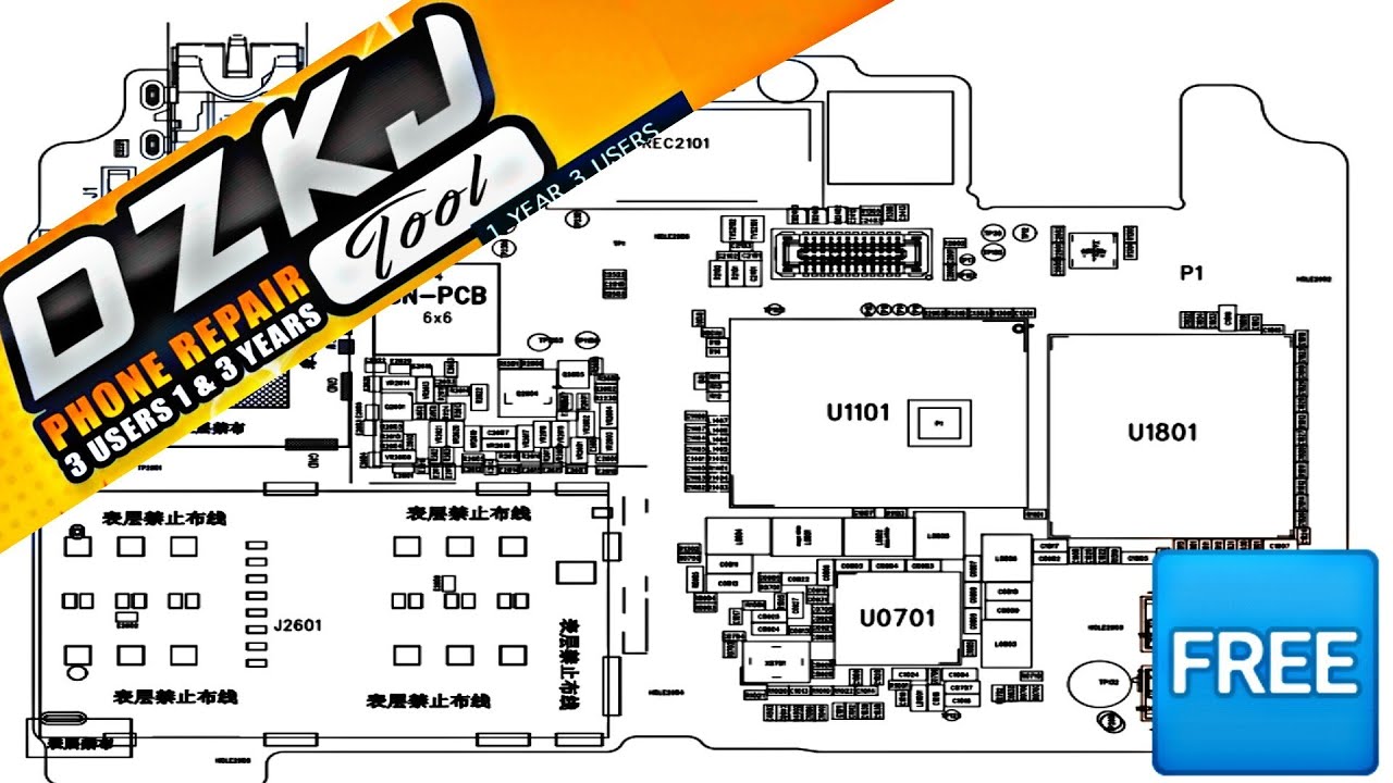 How To Use a Free Mobile Phone Schematic Diagram. DZKJ Tools Free