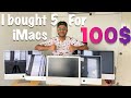 I bought 5 imacs for 100 are they working  imac restoration