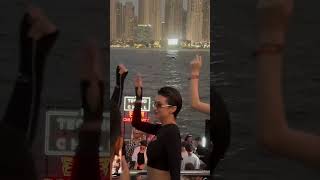 Dubai's Most Insane Techno Moment Yet 🤩⚡ #techno #boatlife #party