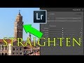 How To Straighten An Image In Lightroom Using Upright