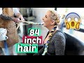 Installing My 84 INCH Hair Extensions!!