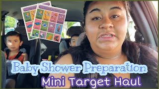 Baby Shower Preparation | Mini Target Haul | Lifeasberenice