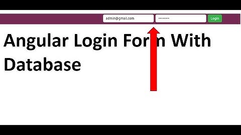 How to create a Login System in Angular | Build Simple GUI Login System | #angular