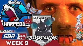 GBA S9W9: SJ Sharpedos vs. Los Angeles Nidokings [CrobatFTW/Danza/TokenMinorities]