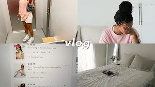 VLOG: opening up, new workout clothes + room update.