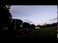 Fpv from seaton park after sunset  in aberdeen city