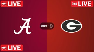 Alabama vs Georgia LIVE | NCAAF 2025 | College Football Week 5 ✅