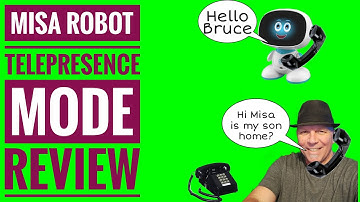 Misa Robot Telepresence with Misa Connect App testing and review Misa Robotics