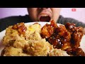 ASMR SALTED EGG &amp; SWEET N SPICY CHICKEN REAL MUKBANG 먹방 | Just One More #BITESERIES