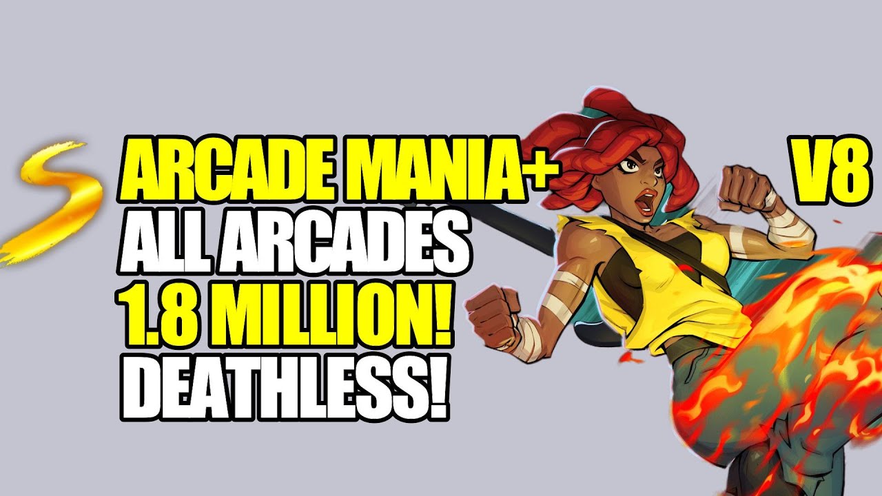 Streets of Rage 4 - Cherry Arcade Mania+ NO DEATH V8 DLC Update