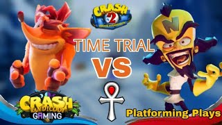 Crash Bandicoot 2: Time Trial : Crash Gaming vs Platfroming Plays #1