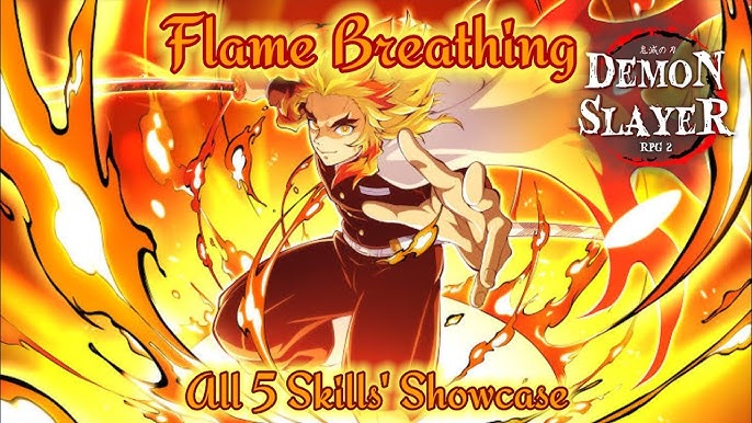 HOW TO GET FLAME BREATHING+SHOWCASE in Demon Slayer RPG 2 