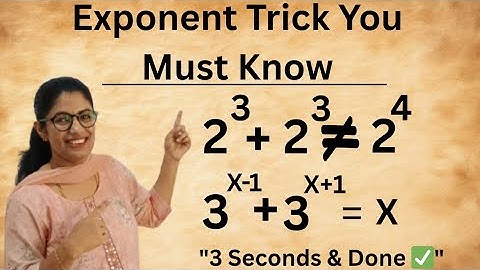 Master Exponents in Minutes!Stop Making This Exponent Mistake! | Simplification of exponents 