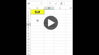 Auto-Fill Serial Numbers in Excel Using Ctrl + Drag: Quick Tutorial#excel #tranding #viral #feed