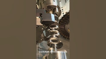 The crankshaft machining process is generally difficult to see and eye-opener.