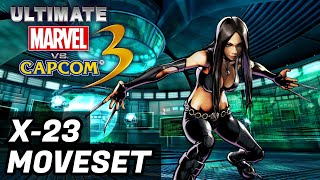 UMVC3 - X-23 MOVESET!