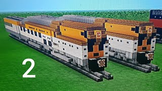 Minecraft C&O M-1 Steam Turbine train Tutorial Part 2