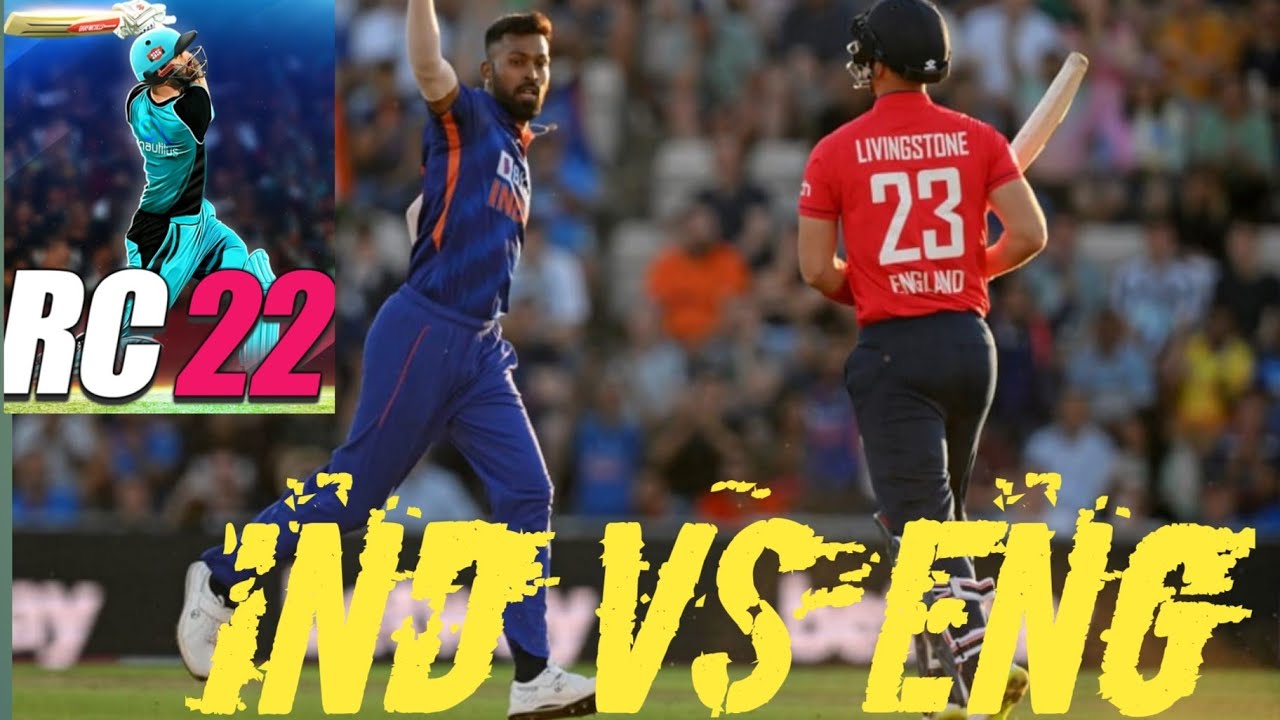 IND vs ENG Real cricket 22 Multiplayer Gameplay Highlights