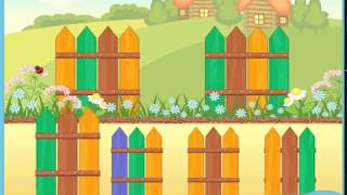 Логическая игра для детей 5 - 6 лет "Забор" Логическая игра для детей 5 - 6 лет "Забор"