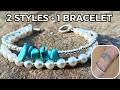 This Looks Like 2 Bracelets… But It’s ONE | Pearl &amp; Gemstone 2-Strand Bracelet