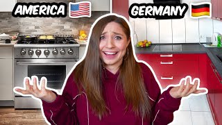 They move THE WHOLE KITCHEN?! Kitchens in Germany vs. USA | Feli from Germany