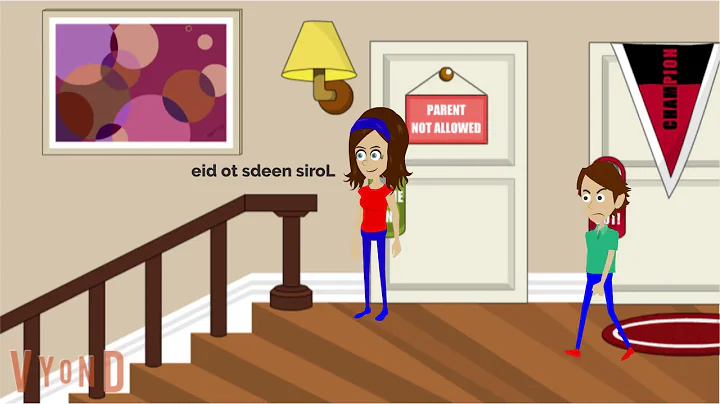 Doris writes "eid ot sdeen siroL" on the wall and ...