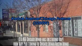 CTA #66 Chicago Avenue bus (WB trip) from Navy Pier to Chicago/Austin 2 (02-03-17)