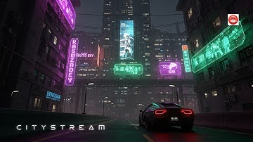 Citystream – Cyberpunk Coding Music | 3HR Dark Synthwave for Focus