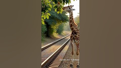The giraffe saves by throwing water on a drying guava tree 😭 #ai #shortsfeed #guava #save #tree