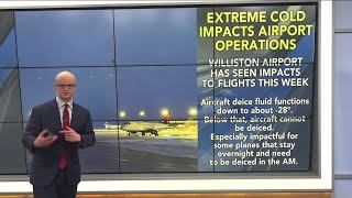 Morse Code of Weather: how the extreme cold impacted deicing operations and flights this week in...
