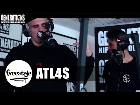 Youtube: Atl4s – Freestyle « Premier quart-temps » (Live des studios de Generations)