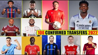 100 BEST CONFIRMED TRANSFERS SUMMER 2022 UNTIL NOW🔥 ✅