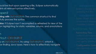 Resolving Eclipse Syntax Highlighting Issues: Ctrl+ E vs Ctrl+ Shift+ R in Java Files