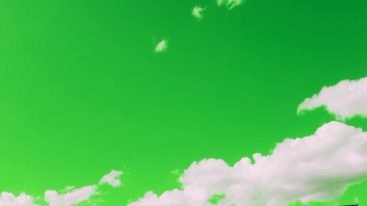 Moving Clouds Green Screen Background Video | Background Effect Video ...